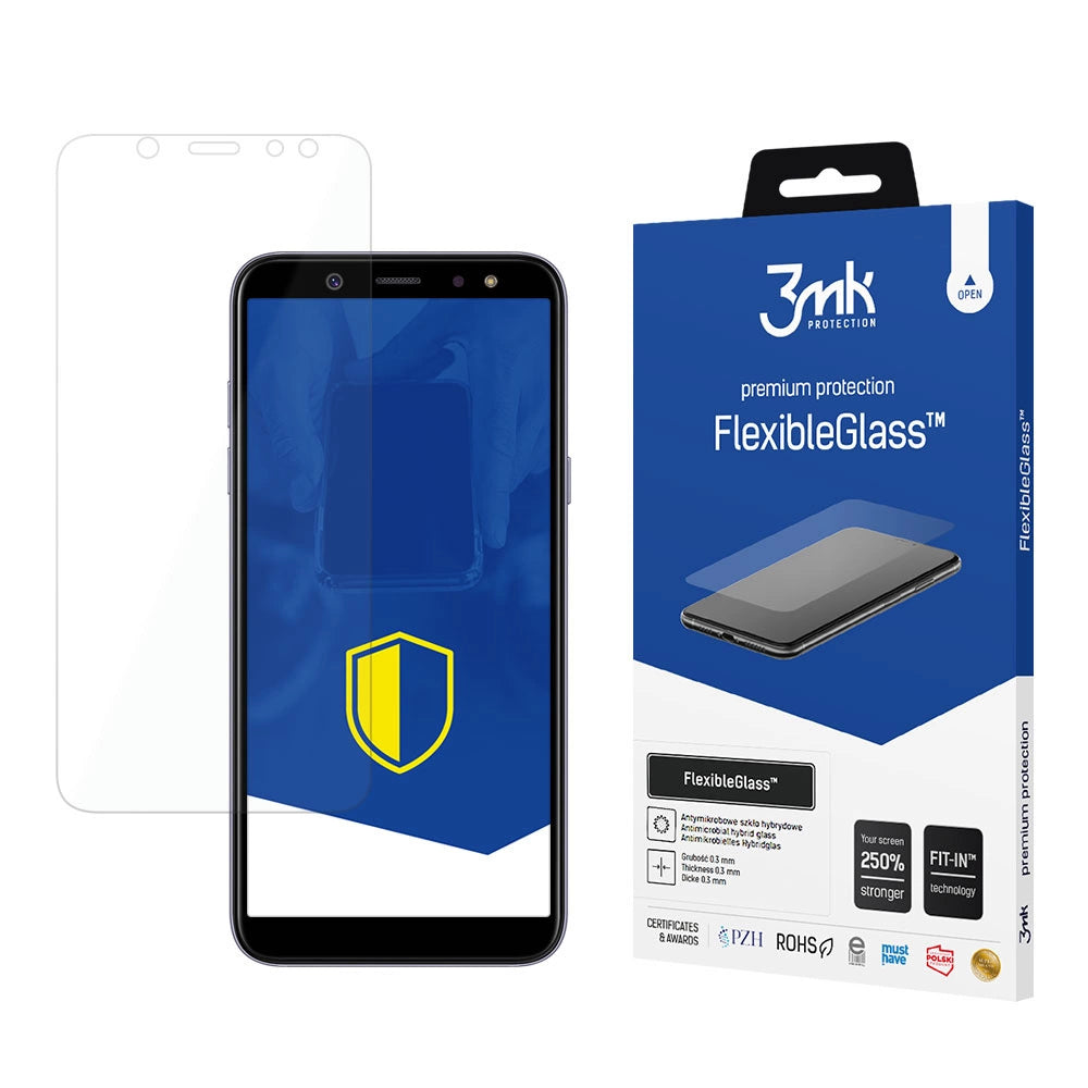 3mk FlexibleGlassTM hybridglas til Samsung Galaxy A6