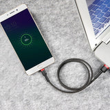 Baseus Cafule Micro USB-kabel 2A 3m (sort+rød)