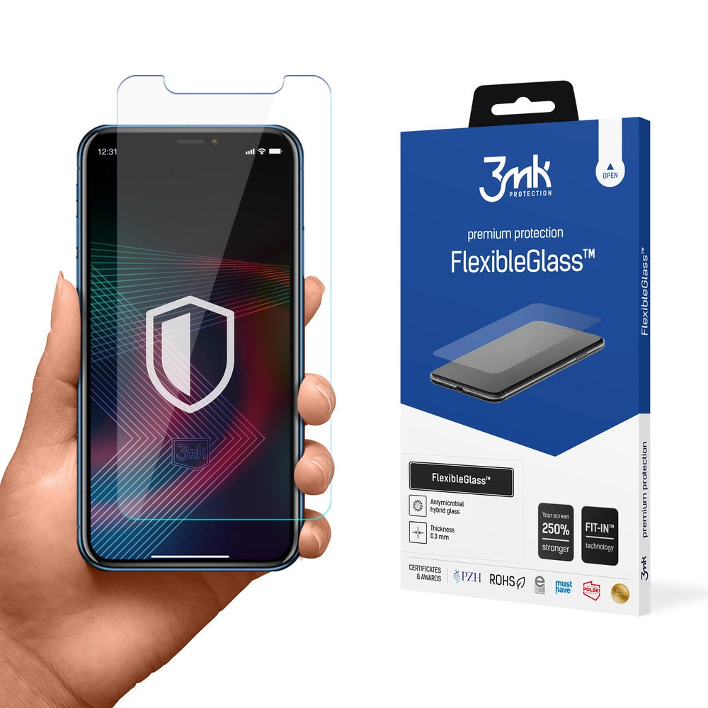 3mk FlexibleGlassTM hybridglas til iPhone XR