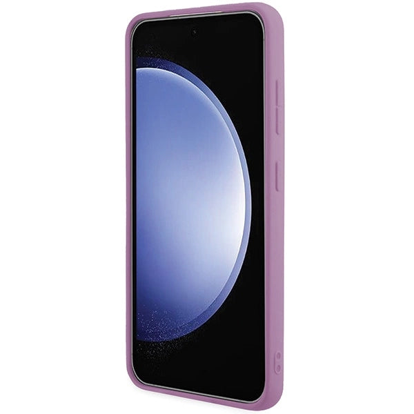 Guess Glitter Script case til Samsung Galaxy S24+ - lilla