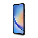 Guess 4G Big Metal Logo-hylster til Samsung Galaxy A35 - sort