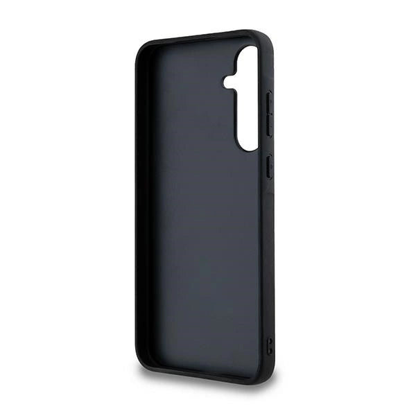 Guess 4G Big Metal Logo-hylster til Samsung Galaxy A35 - sort