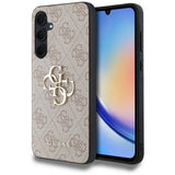 Guess 4G Big Metal Logo-hylster til Samsung Galaxy A35 - pink