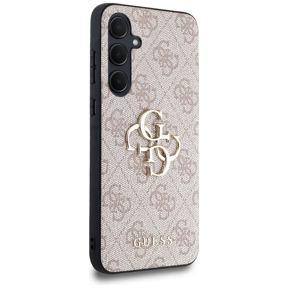 Guess 4G Big Metal Logo-hylster til Samsung Galaxy A35 - pink