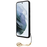 Guess 4G Charms Collection-kasse til Samsung Galaxy A35 - sort