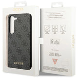 Guess 4G Charms Collection-kasse til Samsung Galaxy A35 - sort