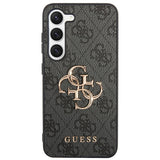 Guess 4G Big Metal Logo-hylster til Samsung Galaxy A55 - sort