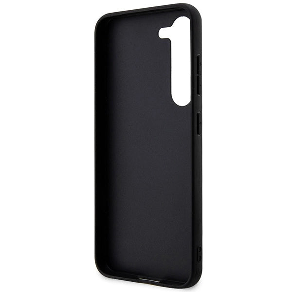 Guess 4G Big Metal Logo-hylster til Samsung Galaxy A55 - sort
