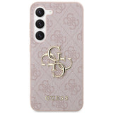 Guess 4G Big Metal Logo-hylster til Samsung Galaxy A55 - pink
