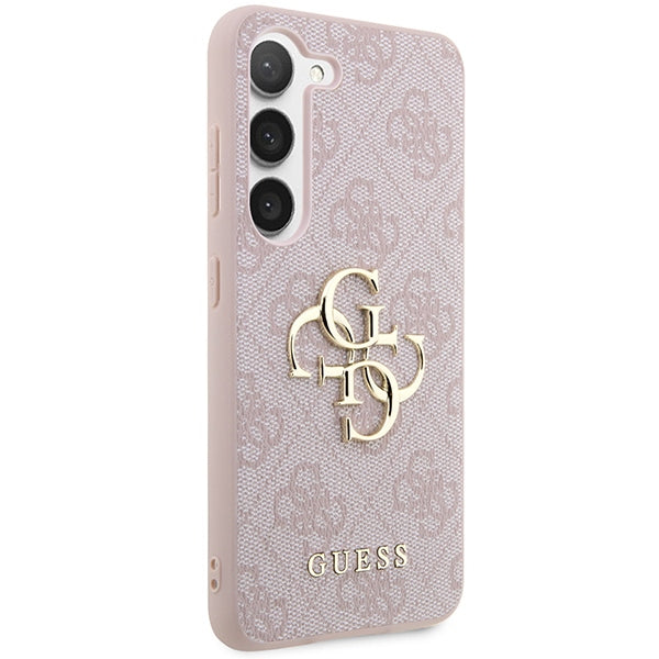 Guess 4G Big Metal Logo-hylster til Samsung Galaxy A55 - pink