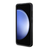 Guess 4G Metal Gold Logo-hylster til Samsung Galaxy A55 - sort