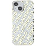 Karl Lagerfeld IML Fullover Logo case for iPhone 15 / 14 / 13 - gold