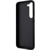 Karl Lagerfeld Saffiano Mono Metal Logo case for Samsung Galaxy S24+ - black