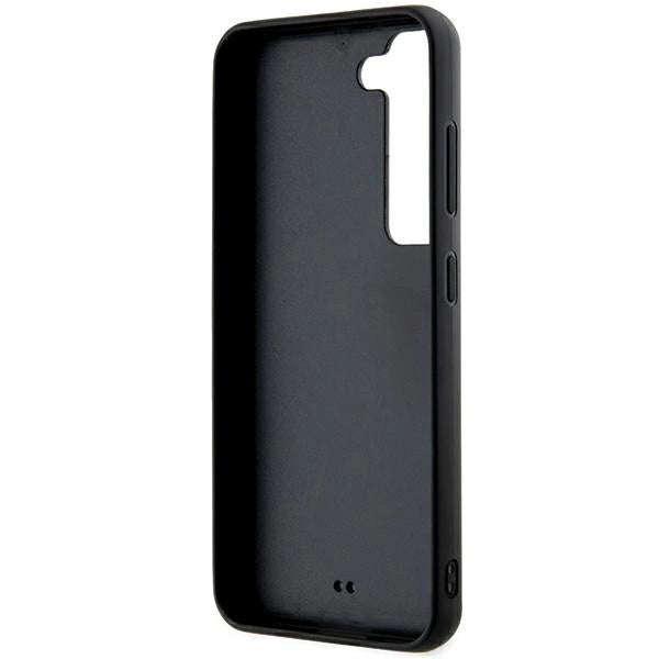 Karl Lagerfeld 3D Rubber Glitter Logo case for Samsung Galaxy S24 - black