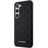 Karl Lagerfeld Saffiano Mono Metal Logo case for Samsung Galaxy S24 - black