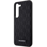 Karl Lagerfeld Saffiano Mono Metal Logo case for Samsung Galaxy S24 - black