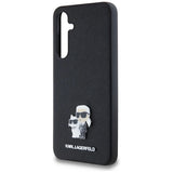 Karl Lagerfeld Saffiano Karl&Choupette Pin case for Samsung Galaxy A35 - black