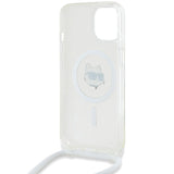 Karl Lagerfeld IML Choupette Head & Cord MagSafe case for iPhone 13 / 14 / 15 - transparent