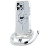 Karl Lagerfeld IML Choupette Head & Cord MagSafe case for iPhone 13 Pro Max - transparent