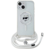 Karl Lagerfeld IML Choupette Head & Cord MagSafe case for iPhone 14 / 13 / 15 - transparent