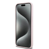 Karl Lagerfeld Silicone Karl&Choupette MagSafe Case for iPhone 15 Pro - Pink