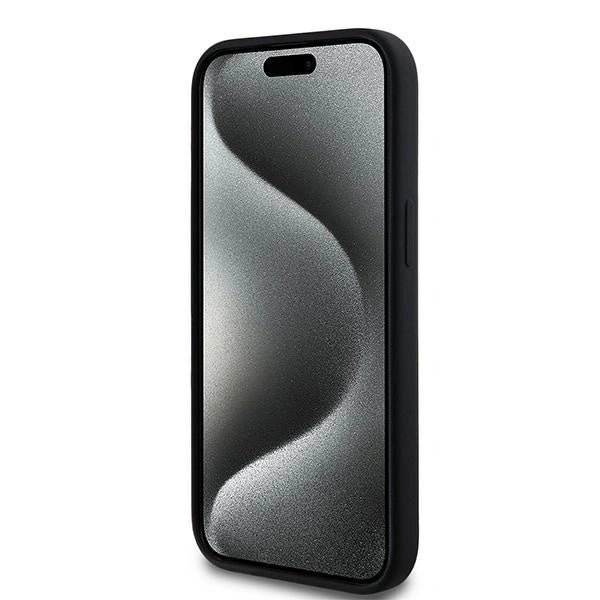 Karl Lagerfeld Silicone Karl&Choupette MagSafe case for iPhone 15 Plus / 14 Plus - black