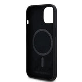 Karl Lagerfeld Silicone Karl&Choupette MagSafe case for iPhone 15 Plus / 14 Plus - black