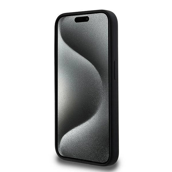 Karl Lagerfeld Silicone Karl&Choupette MagSafe case for iPhone 15 Pro Max - black
