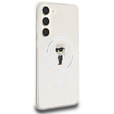 Karl Lagerfeld IML Ikonik MagSafe case for Samsung Galaxy S24+ - transparent