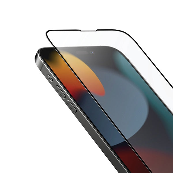 Uniq Optix Matte frostet hærdet glas til iPhone 14 / 13 / 13 Pro med applikator