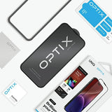 Uniq Optix Vivid glas til iPhone 15 Pro med applikator