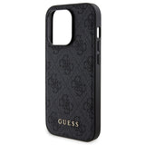 Guess 4G Metal Logo-kasset til iPhone 13 Pro + 5000mAh MagSafe powerbank - sort