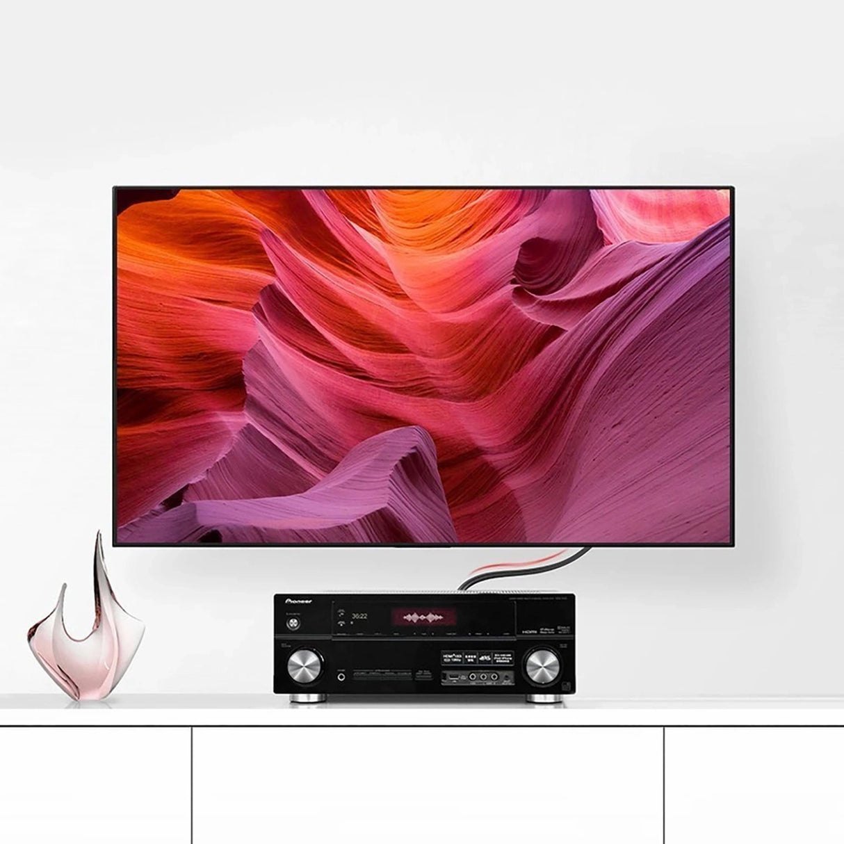 Ugreen AV104 30747 lydkabel 2RCA (mand) / 2RCA (mand) 1m - grå
