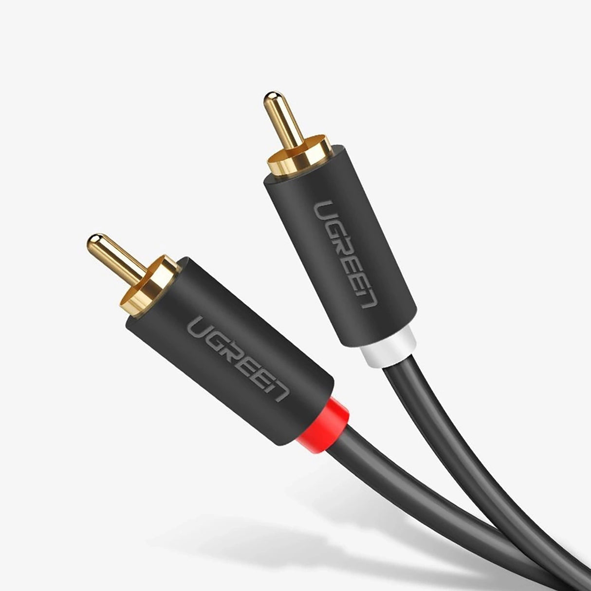 Ugreen AV104 30747 lydkabel 2RCA (mand) / 2RCA (mand) 1m - grå