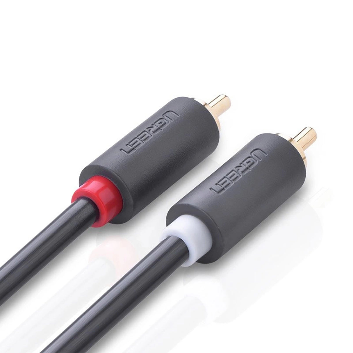 Ugreen AV104 30747 lydkabel 2RCA (mand) / 2RCA (mand) 1m - grå