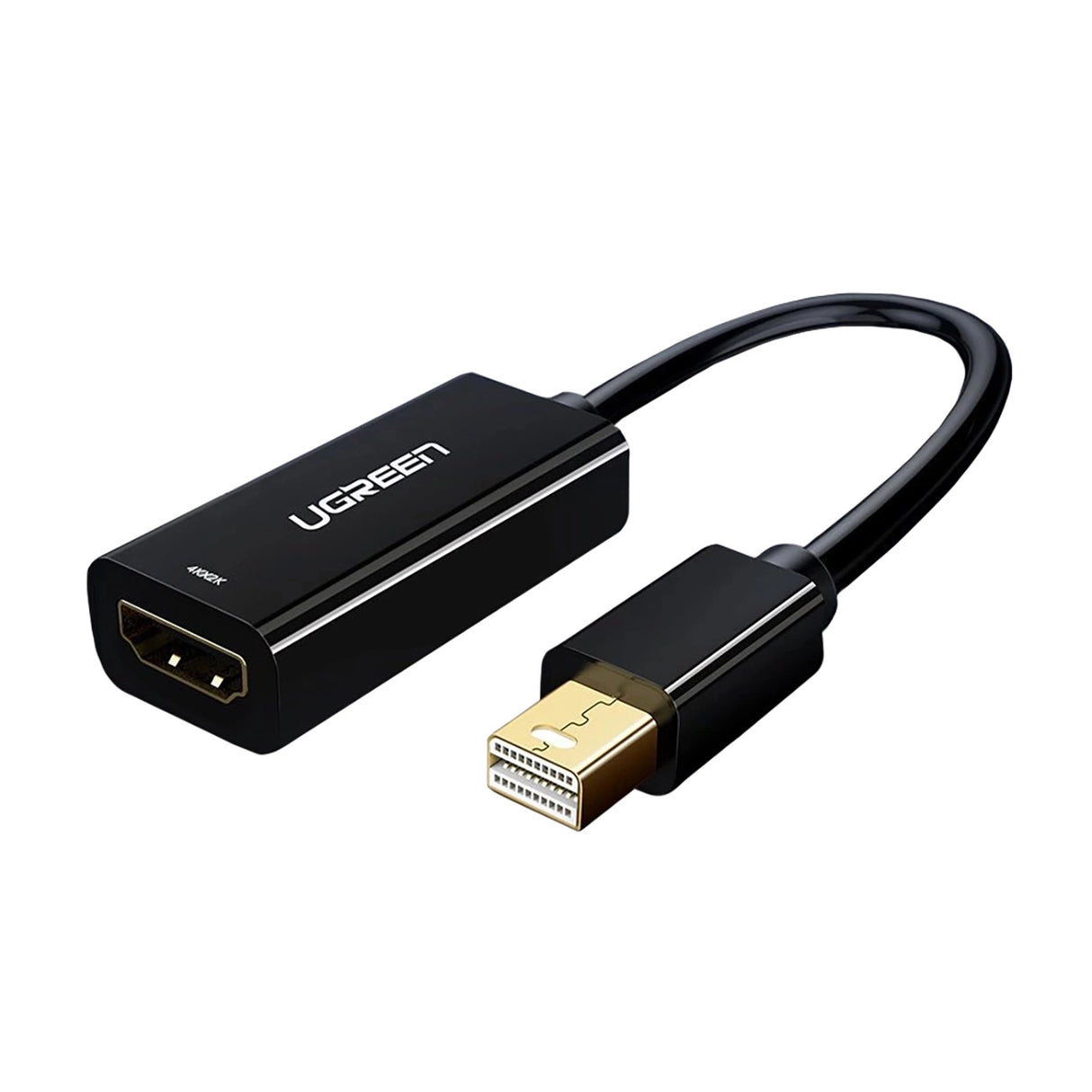 Ugreen MD112 10461 mini DisplayPort (mandlig) / HDMI (kvindelig) FHD 1080p adapter - sort