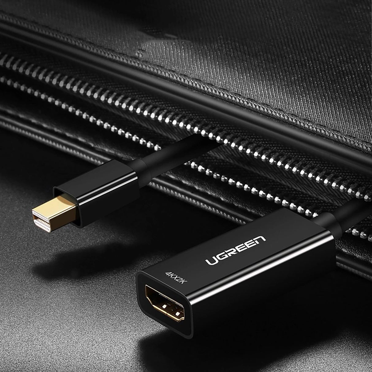 Ugreen MD112 10461 mini DisplayPort (mandlig) / HDMI (kvindelig) FHD 1080p adapter - sort