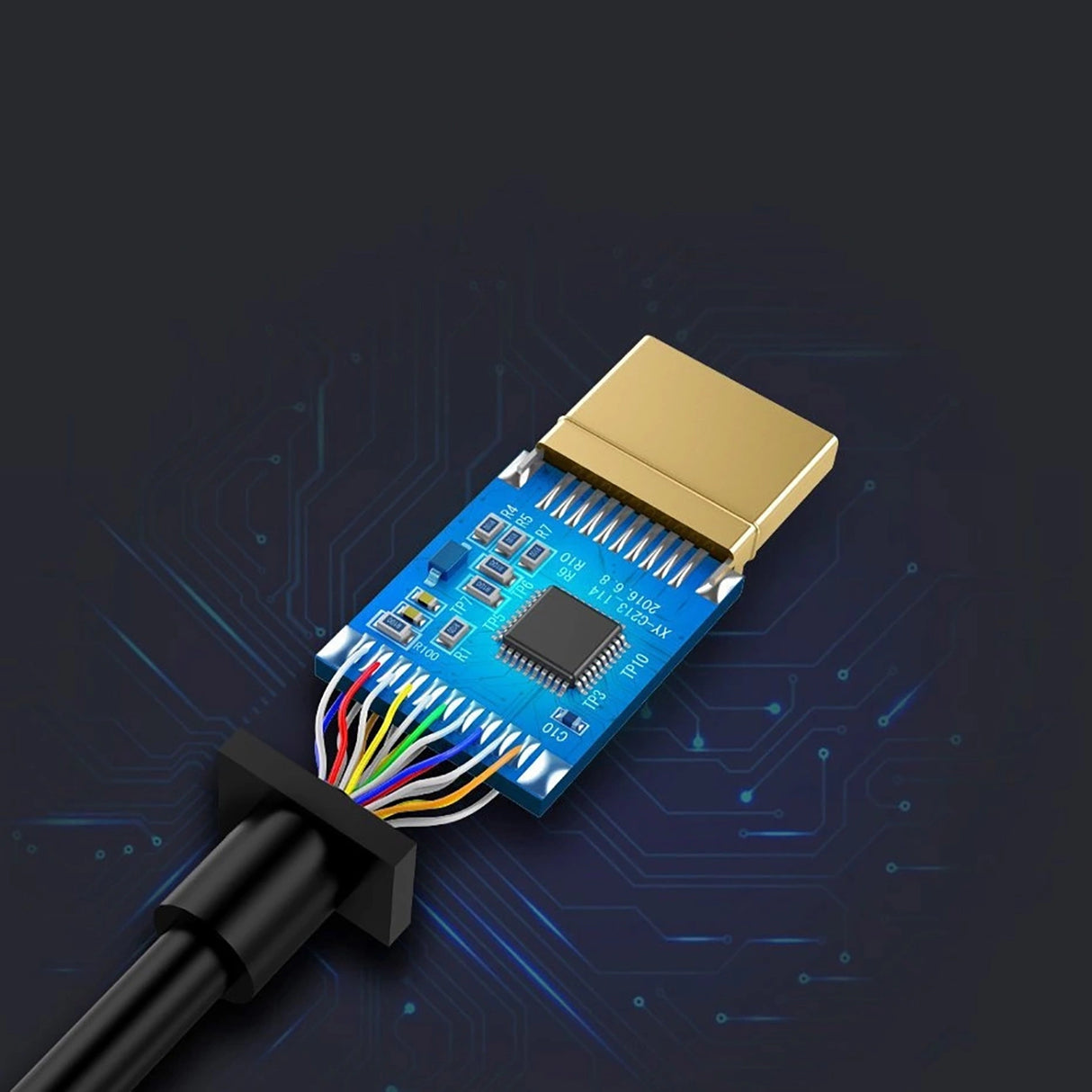 Ugreen MD112 10461 mini DisplayPort (mandlig) / HDMI (kvindelig) FHD 1080p adapter - sort