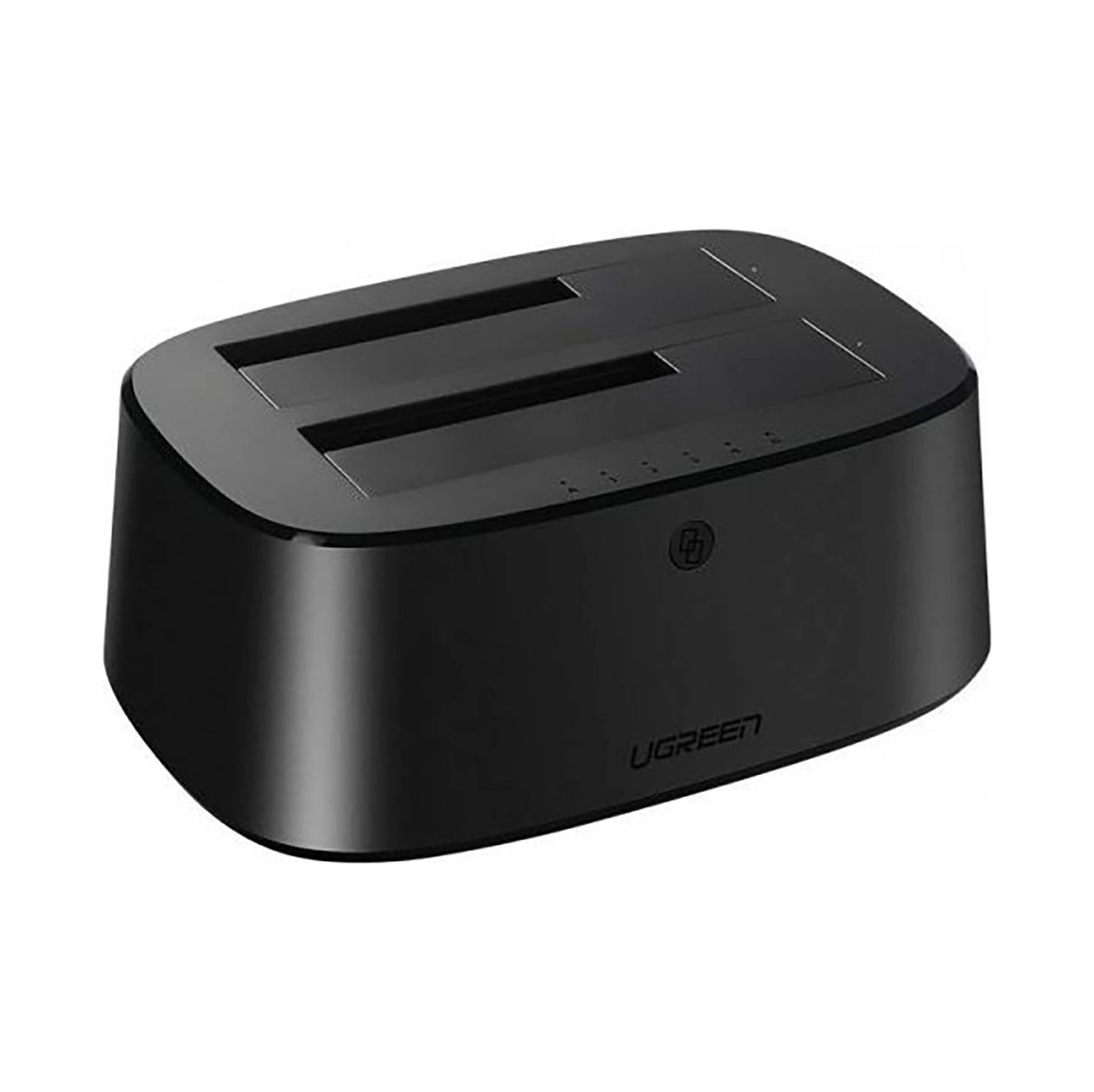 Ugreen CM198 50857 docking station med USB 3.0 til SATA 2.5" 3.5" SSD HHD drev, EU strømforsyning - sort