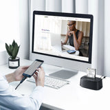 Ugreen CM198 50857 docking station med USB 3.0 til SATA 2.5" 3.5" SSD HHD drev, EU strømforsyning - sort