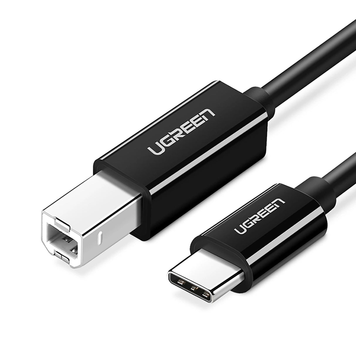 Ugreen US370 45106 kabel til USB-C / USB-B printer 2m - sort