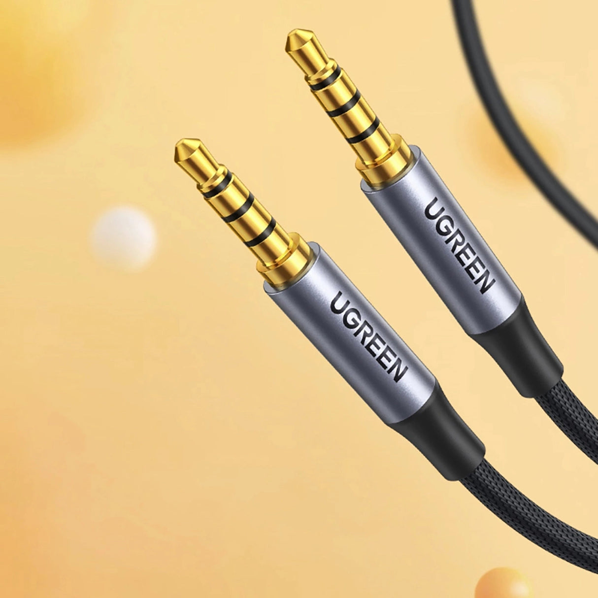 Ugreen AV183 kabel 10648 mini jack 3,5 mm / mini jack 3,5 mm 1m - grå