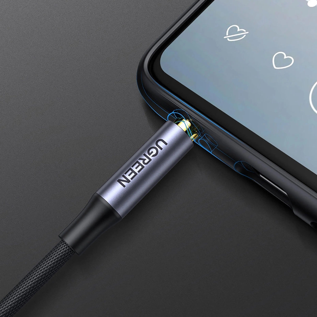 Ugreen AV183 kabel 10648 mini jack 3,5 mm / mini jack 3,5 mm 1m - grå