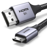 Ugreen HD163 15514 mini HDMI / HDMI 2.1 8K kabel 1m - grå
