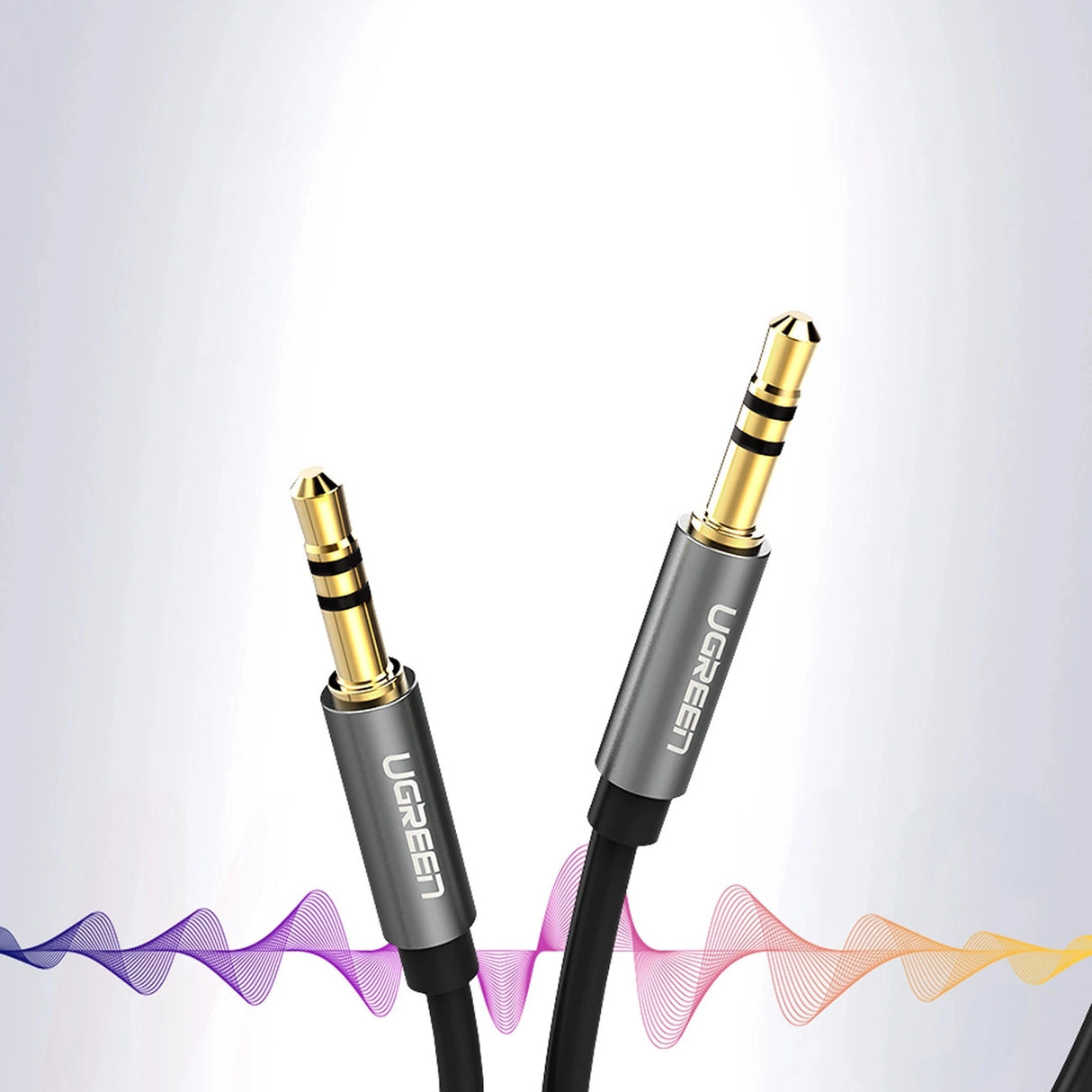 Ugreen AV119 10736 lydkabel mini jack 3,5 mm / mini jack 3,5 mm 3m - sort