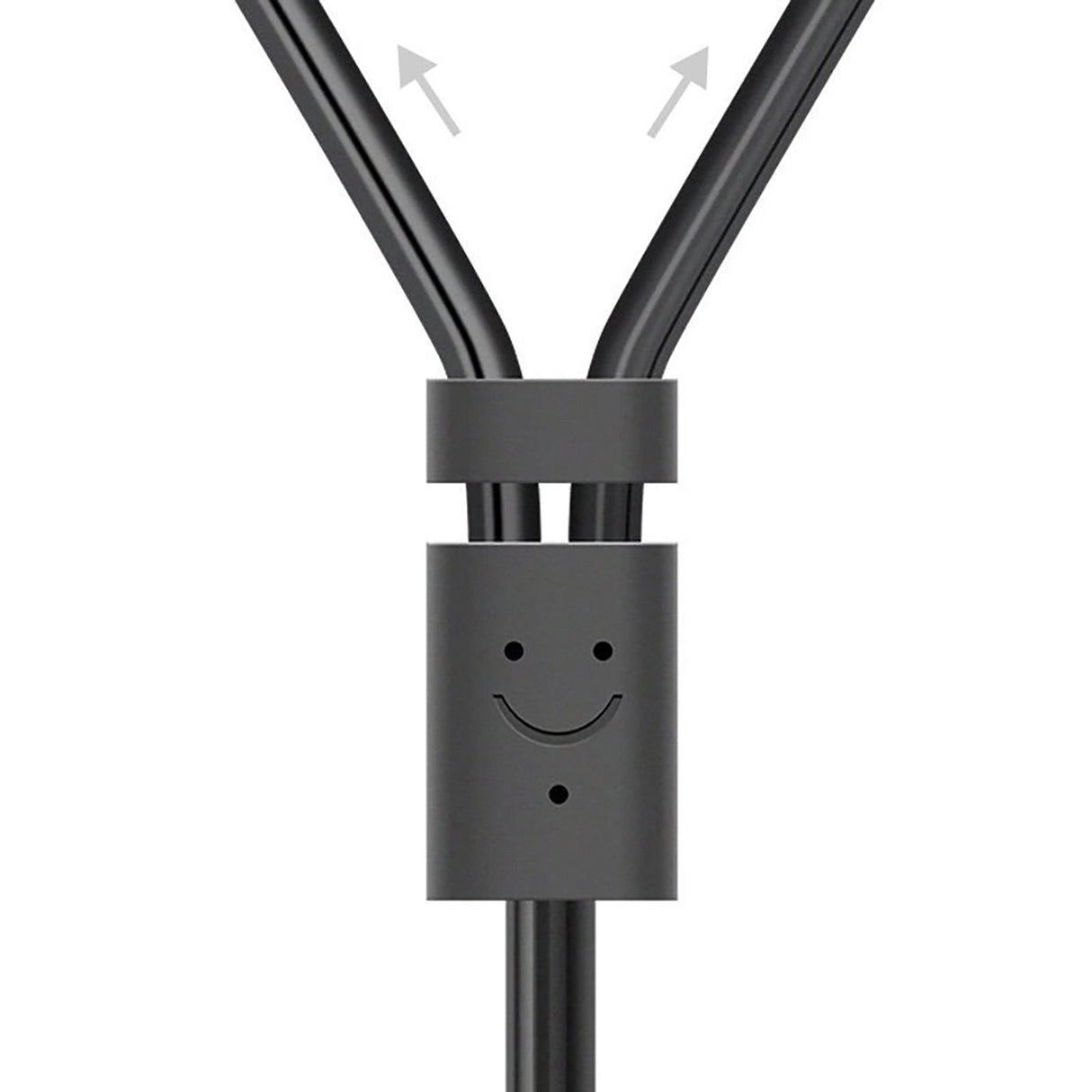 Ugreen AV102 10588 audio mini jack kabel 3,5 mm (kvinde) - 2RCA (mand) 1 m - grå
