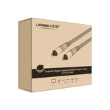 Ugreen AV108 10540 optisk Toslink/SPDIF-kabel 2m - grå