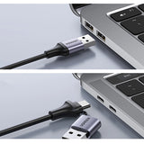 Ugreen CM489 40189 HDMI-adapter (kvindelig) - USB-A / USB-C (mandlig) - Grå