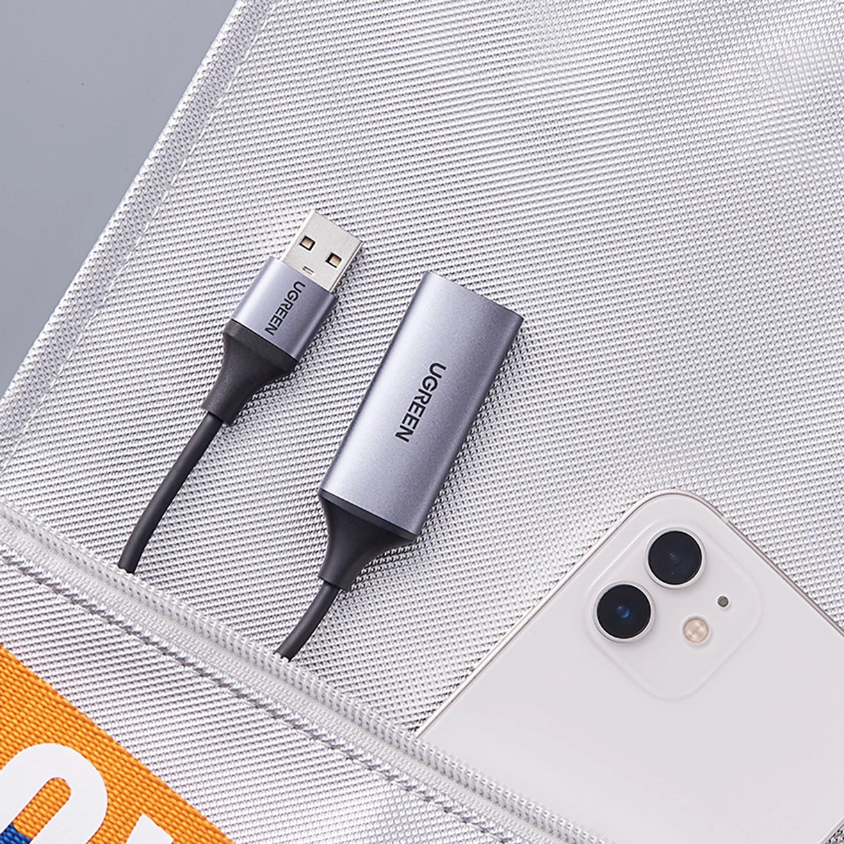 Ugreen CM489 40189 HDMI-adapter (kvindelig) - USB-A / USB-C (mandlig) - Grå