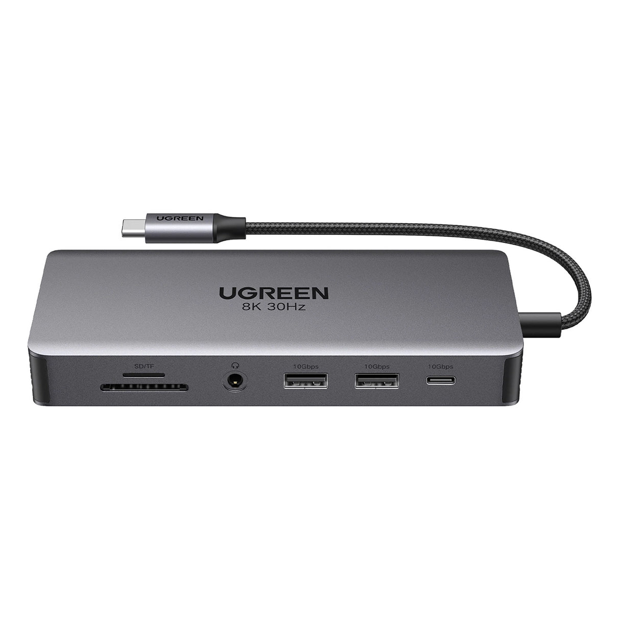 HUB Ugreen CM681 15978 13in1 USB-C - 2x USB-A 3.2 / 2x USB-A 3.0 / USB-C 3.2 / 2x HDMI / DisplayPort / RJ45 / SD og TF / AUX / USB-C PD